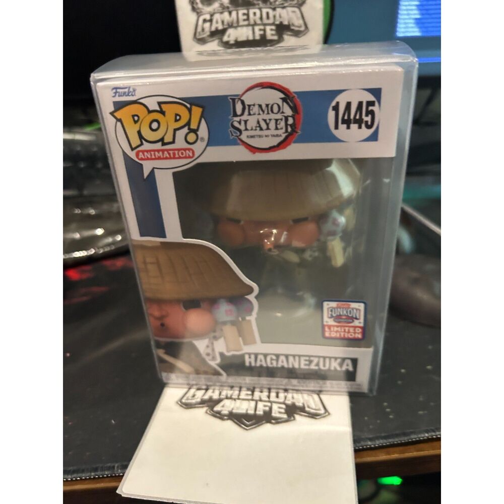 Funko Pop Demon Slayer Haganezuka Hat Funkon London Limited Edition New # 1445